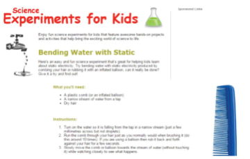 Experiments for Kids preview
