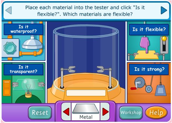 material properties screenshot