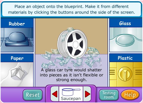 material properties screenshot