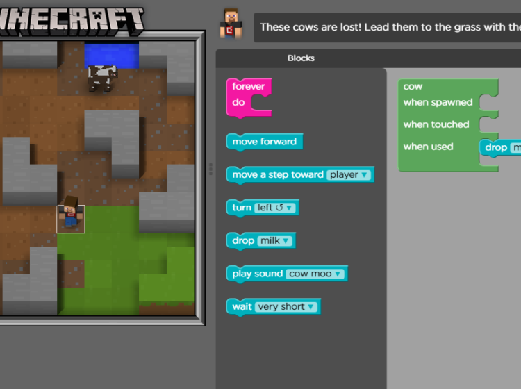 Minecraft Hour of Code Tutorials Screenshot