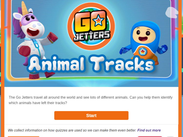 Animal tracks Screenshot
