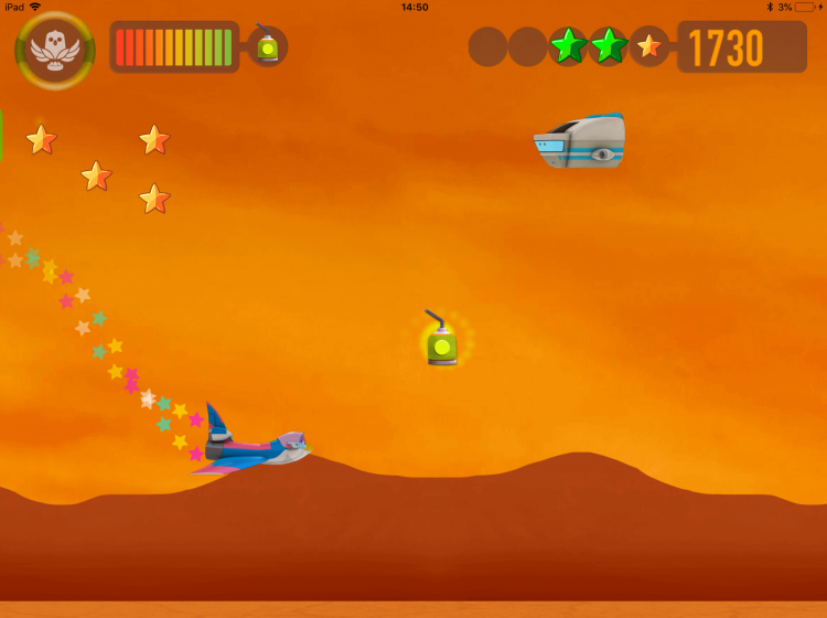 Space racers screenshot spacescape