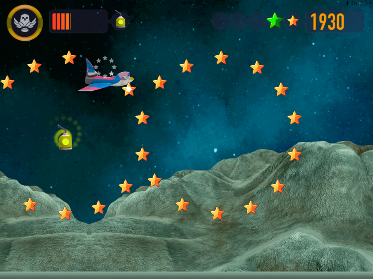 Space racers screenshot spacescape