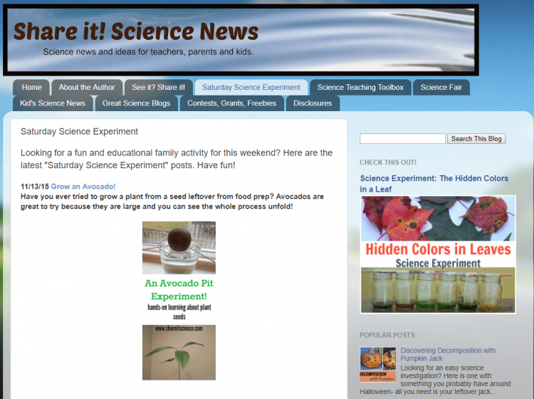 Share it! Science News screen shot