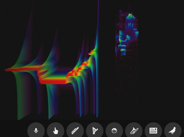 chrome experiment sound wave